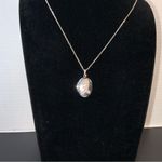 Avon Breast Cancer crusade Silver tone locket necklace w/original box 2007 Photo 1