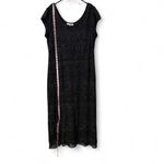 Vintage Floor Length Dress Black Size 18 Photo 7