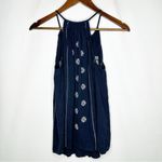 Chelsea and Violet  Navy Embroidered Tank Top NWT in XS Photo 4