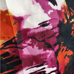 Vince Camuto watercolor floral large square scarf head wrap foulard size 36x36 Photo 4