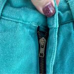 Vintage 90s Gitano Teal Ankle Zipper High Rise Jeans Blue Size 26 Photo 3