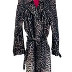 St. John cotton and silk animal leopard print Trench Coat Photo 4