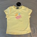 White Fox Boutique Give Up All My Time Baby Tee in Lemon (Yellow) and size small Photo 4