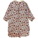 Fig & Flower Womens Multicolor Floral Tunic‎ Polyester Long Sleeve Shift Dress L Size L Photo 1
