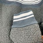 C9 Black Cropped Pullover Teddie Fleece Jacket Sz Large Photo 3