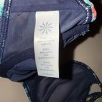 Athleta  Women's Underwire Bikini Top Blue Abstract Size 36B Photo 3