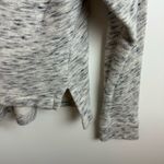 J.Crew Womens Vintage Fleece Cotton Terry Turtleneck Sweater Speckle Grey Sz XL Photo 2