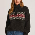 Oscar de la Renta Oversized 3/4 Button Pullover Oversized Fisherman Sweater XL Photo 0