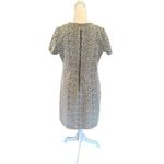 Calvin Klein Ponte Knit Short Sleeve Sheath Mini Dress Womens Size 8 Black White Photo 3