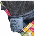 Liz Claiborne Lizwear Petites Vintage 1980s Floral Bomber Jacket Small Black Photo 11