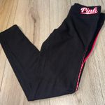 PINK - Victoria's Secret  Black and Pink Leggings tights logo Photo 0