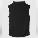 Reformation Mock Funnel Neck Ruched Tank Photo 3