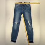 Cello   Skinny Distressed Ankle Raw Hem Stretch Denim Blue Women’s Jeans Photo 9