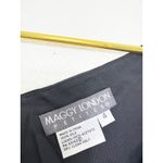 Maggy London Vintage Y2K Black Silk Chiffon Midi Dress Size 4 Whimsigoth Bell Sleeves Euro Photo 4