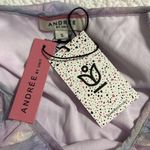 Andree by Unit  size small purple iridescent blouse lined sheer longsleeve casual Photo 9