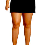 Lands' End  tummy control quick dry swim skirt bottoms black plus SIZE 18 W nylon Photo 0