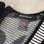 Ashley Stewart Black and White Geometric Short Sleeve Sweater Dress Size 12W Photo 6