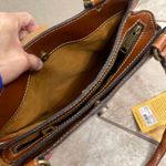 Patricia Nash  Rienzo Satchel Heritage Print
Brown & Floral Leather Dust bag EUC Photo 10