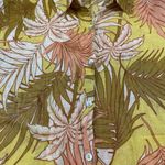 Tahari ‎ 100% European Flax Linen Tropical Long Sleeve Button Up Shirt Size Large Photo 3