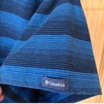 Columbia 𝅺 Striped Cotton V-Neck athletic performance Tee Women’s Size XL Photo 3