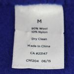 Talbots Cobalt Blue Wool Open Front Blazer Jacket Womens Office Corporate Size M Photo 3