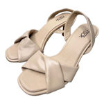 Nordstrom Rack Sandals Size 5.5 Tan Crisscross Ope Toe Slingback Heels Photo 0