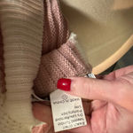 Boutique Pink and White Striped knit Sweater  Photo 5