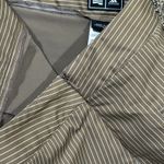 Adidas Women's Stretch Climacool Brown White Stripe Golf Tennis Skort Size 10 Photo 4