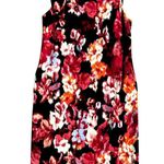 Chico's Artwear Abstract Floral Print Ponte Shift Sheath Dress Bold Elegant Fit 0 Photo 4