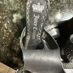 Juicy Couture  Wooden Wedge Studded Leather Sandals Photo 2