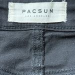 PacSun  Black Denim Shorts Lace-Up High Rise Super Stretch Shortie 26‎ Photo 5