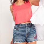 Old Navy OG straight stretch denim shorts high rise secret smooth pockets 8 Photo 2