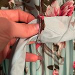 SheIn  Floral Long Sleeve Dress in Light Blue and Pink size 12 Photo 10