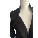 White House | Black Market WHBM Black Knit Button Blazer Jacket Size XS Photo 2