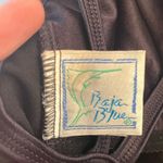 Baja Blue Vintage One Piece Black Polka Dot Bathing Suit Size 12 Photo 5