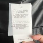 7 For All Mankind NWT Asymmetrical Hem Faux leather Midi Skirt Black size large Photo 3