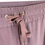Joie  Mauve Purple Drawstring Waist Straight Leg Stretchy Casual Pull On Pants L Photo 4