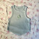 Rebellious One 🍂 racerback floral crop top🍂 Photo 0