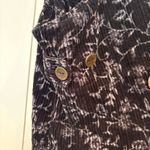 Real Comfort Black And Gray Floral Corduroy Jumper Style Midi‎ Dress Size 8 Photo 4