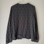 Chico's sz 1 black beaded zip jacket Photo 5