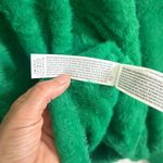 Aerie  Women's S Flurry Crewneck Sweater Kelly Green Plush Fuzzy Pullover New Photo 6