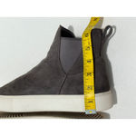 UGG ‎ Mauna Gray Suede Leather Ankle Boots Platform Chelsea Pull On Booties 11 Photo 7
