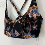 Seafolly  Silk Road DD Scoop Neck Halter Bikini Top Black Size 6 NWT Photo 2