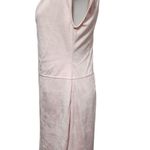 Cato baby pink suedette drop waist sheath dress size 8 Photo 3
