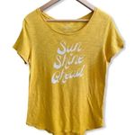 Old Navy Sun Shine Ahead Short Sleeves Cotton Womens T-shirt SP Photo 0