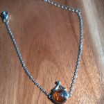 Baltic Amber Round Stone Sterling Silver Bracelet (6 Inch) Photo 3