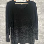 Avenue Womenâs Long Sleeve Sweater with Gradient Sparkle Size 22/24 (RN138302) Black Photo 1