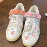 Adidas ' White Sneakers with Colorful Floral Design Photo 1