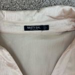 Nasty Gal  Satin Button Down Blouse Photo 2