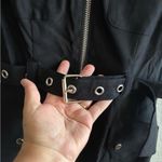 Current Mood Black Belted & Zipped Utility Dress S Photo 9